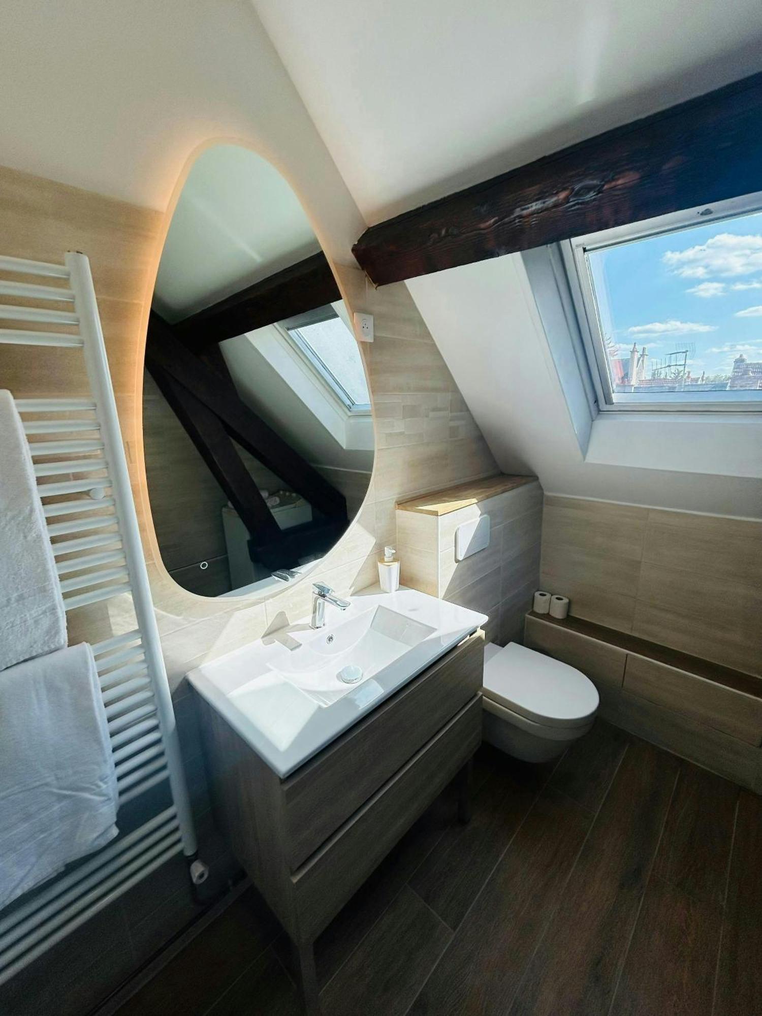 Le Majestueux Brulee Hypercentre Parking Apartment Reims Bagian luar foto